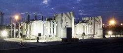 subestacin elctrica Gijn norte. parque intemperie