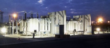subestacin elctrica Gijn norte. parque intemperie
