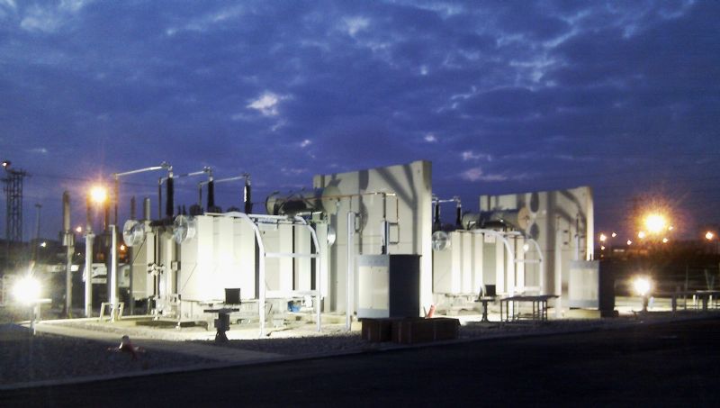 Montaje de subestacin elctrica en Gijn