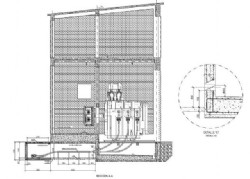 Alimentación de tres transformadores rectificadores en 132kV en la factoria de A.Z.S.A. (San Juan de Nieva - Asturias)